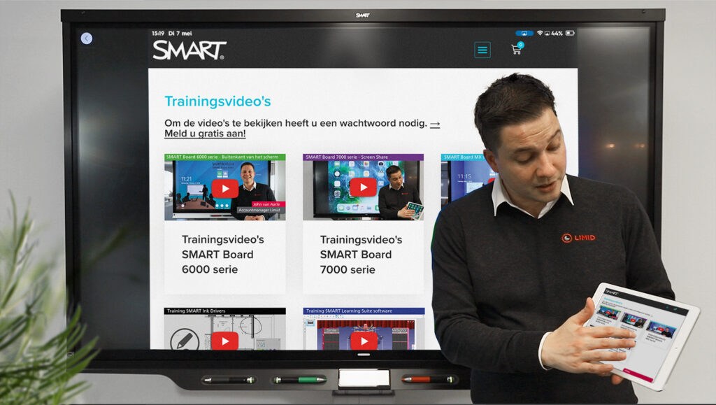 Videoportal SMART Board trainingsvideo's