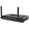 SMART AMG-1 OPS PC module met antennes en aansluitingen op zij aanzicht