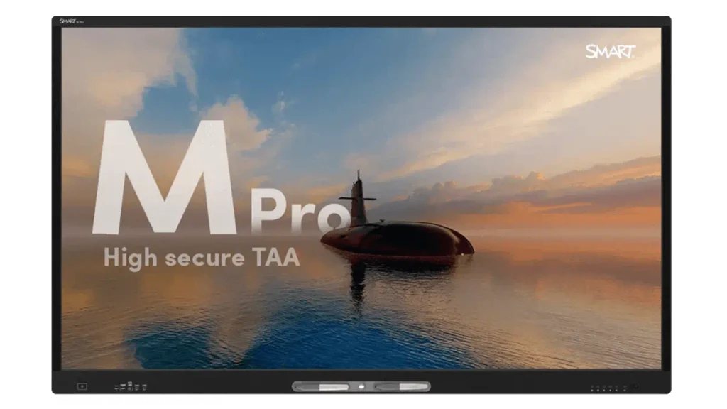 SMART Board M Pro High Secure TAA met natuurbeeld achtergrond
