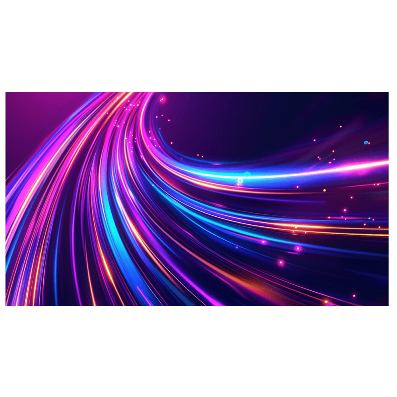 Philips Unite COB LED display 162 inch met kleurrijke lichteffecten voor aanzicht