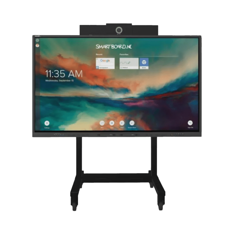 SMART Board op verrijdbaar statief met camera voor totaalpakket actie