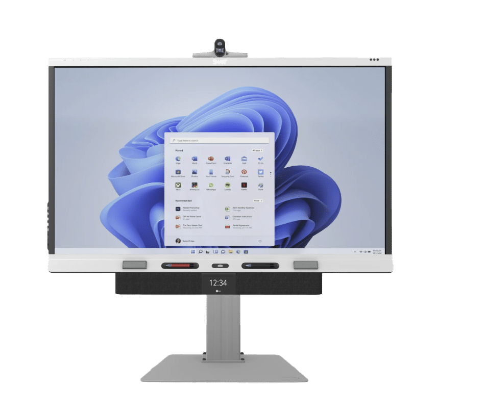 SMART Board op vloerlift met videobar camera voor totaalpakket actie