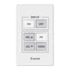 Extron inbouw wandpaneel met knoppen voor display aan uit volume en bronkeuze