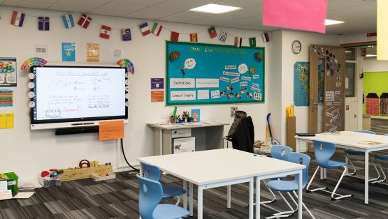 klaslokaal smart board amity