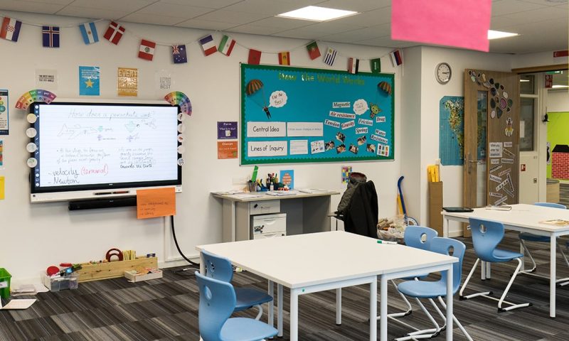 klaslokaal smart board amity
