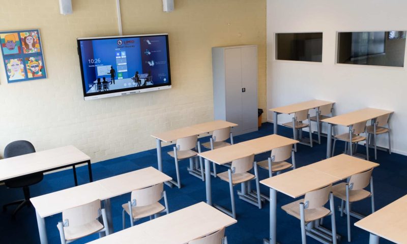 smart board mx in klaslokaal